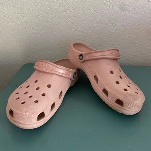 Pink Crocs